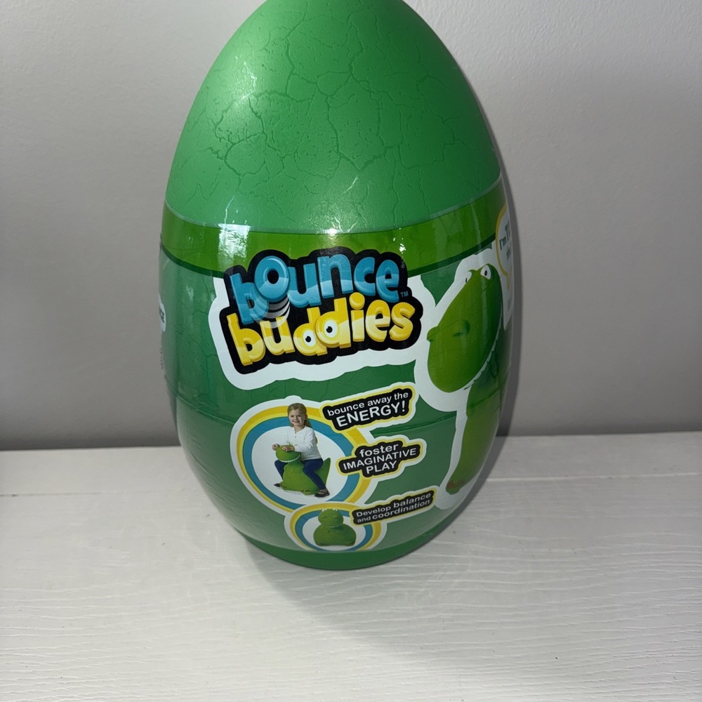 Bounce Buddies Dinosaur T-Rex: Tommy the T-Rex Ride-on Inflatable Bouncer NEW